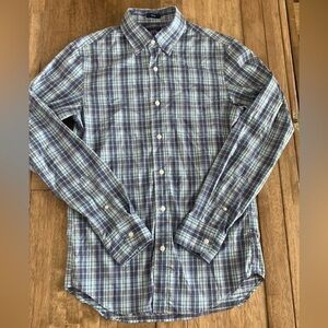 EUC J.CREW Bowery Performance Stretch Casual Dress Shirt Men’s Slim Sz XS